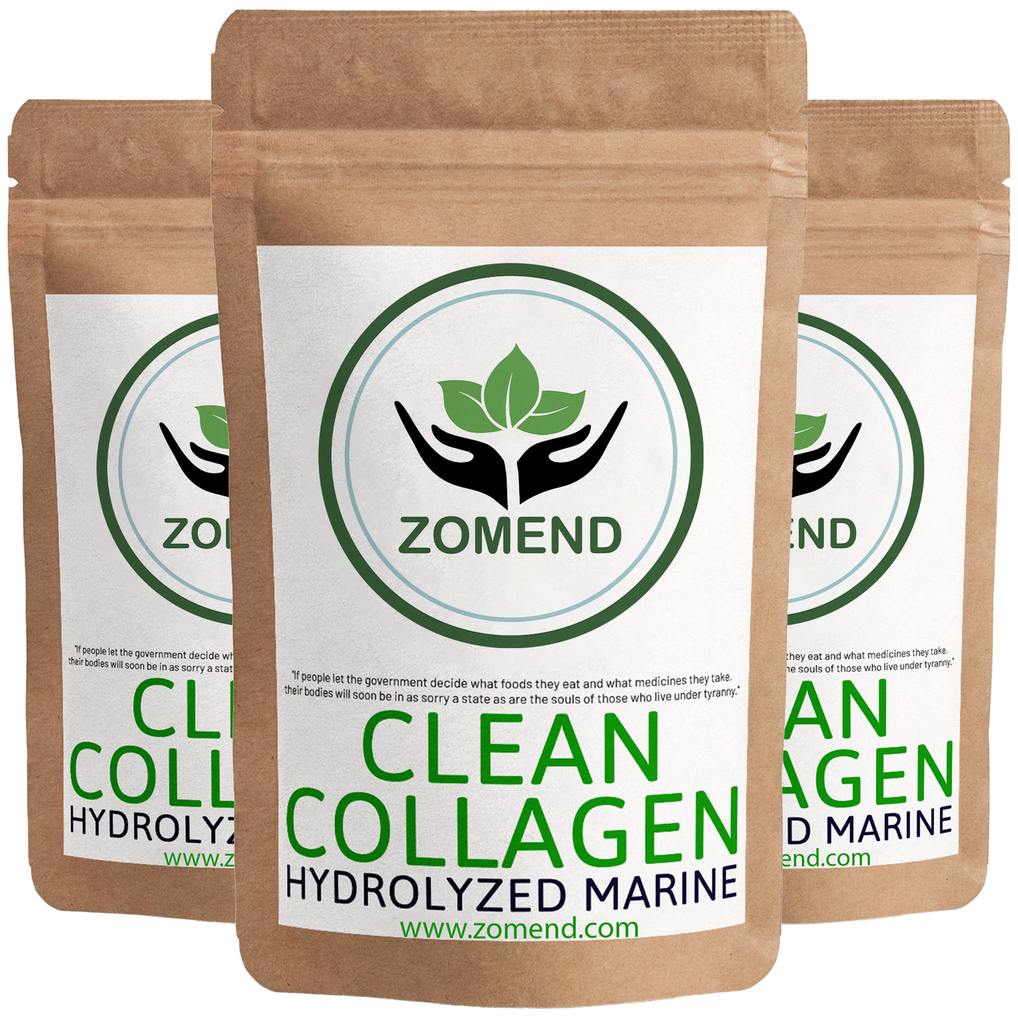 ZOMEND ® Clean Genuine Hydrolyzed Marine Collagen, Low DA 1,000-2,000
