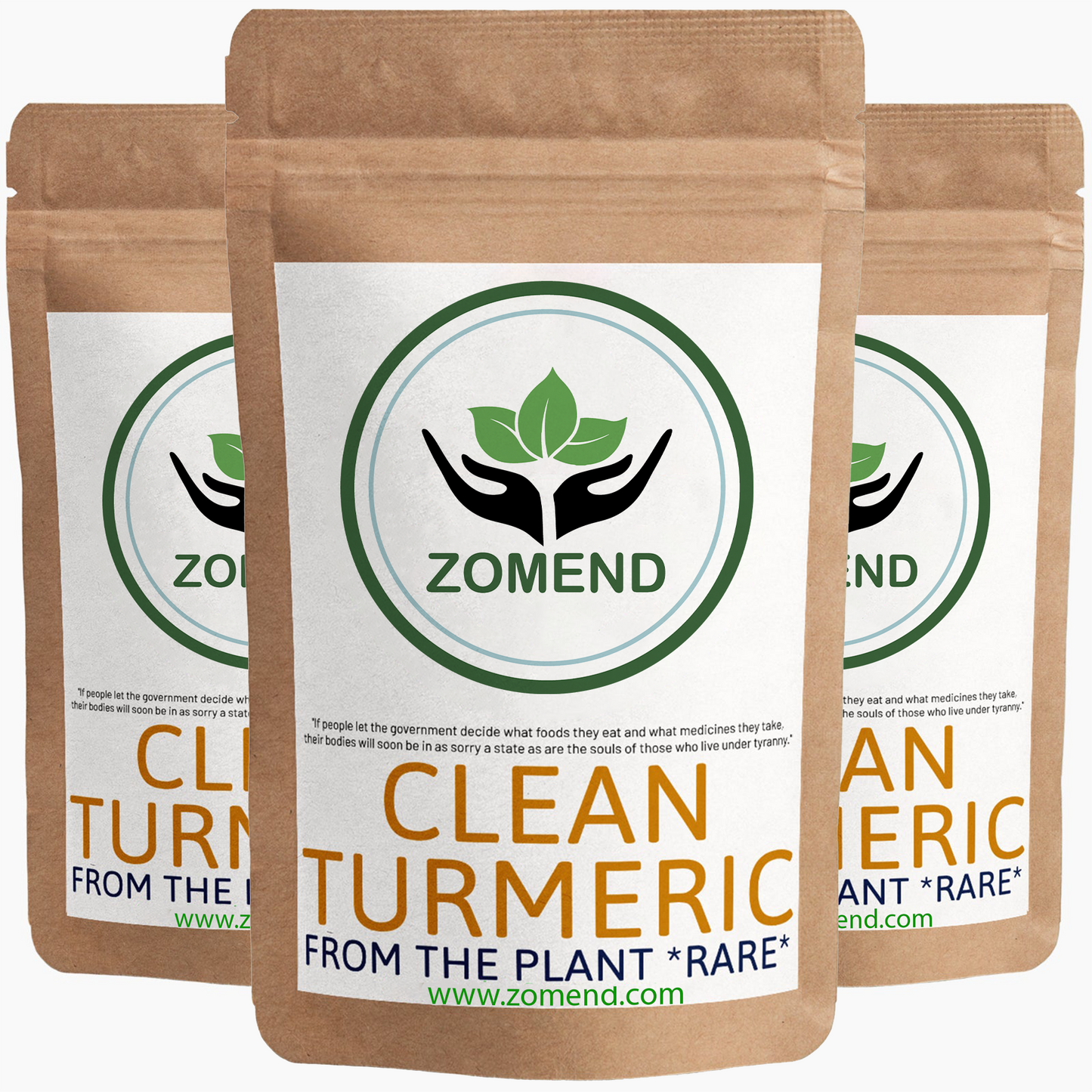 ZOMEND ® CLEAN GENUINE INDIAN TURMERIC EXTRACT + UPTAKE BLEND