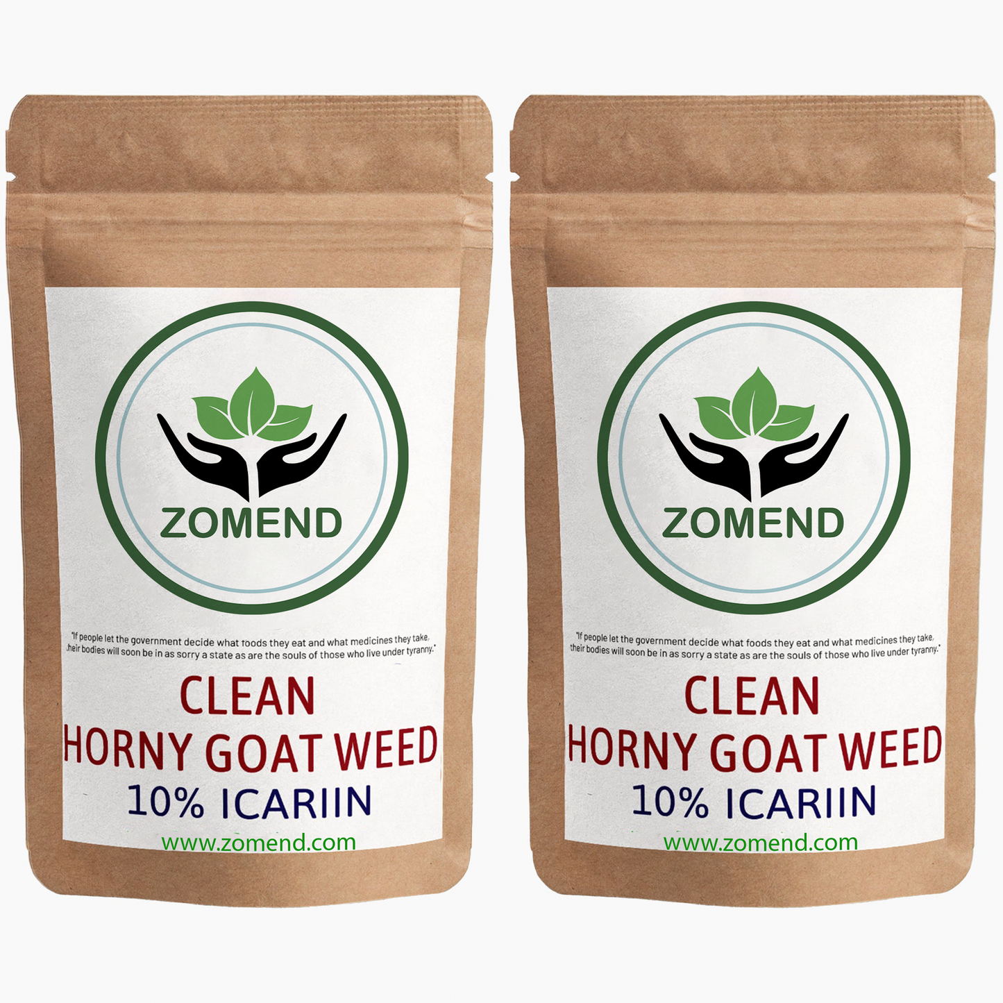 ZOMEND ® CLEAN GENUINE HORNY GOAT WEED (EPIMEDIUM) + UPTAKE BLEND