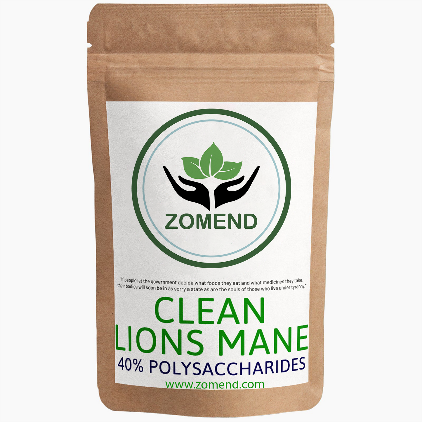 CLEAN GENUINE LIONS MANE EXTRACT + UPTAKE BLEND